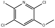 2,5-Dichloro-6-iodo-3-methoxypyridine 구조식 이미지