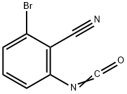 2-broMo-6-isocyanatobenzonitrile Structure