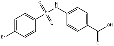 4-(4-BROMO-BENZENESULFONYLAMINO)-BENZOIC ACID Structure