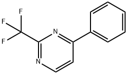 4-phenyl-2-(trifluoroMethyl)pyriMidine Structure