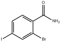 2-bromo-4-iodobenzamide Structure