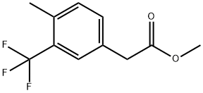 Methyl 2-(4-Methyl-3-(trifluoroMethyl)phenyl)acetate Structure