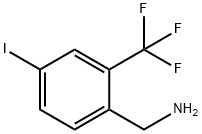 Benzenemethanamine, 4-iodo-2-(trifluoromethyl)- 구조식 이미지