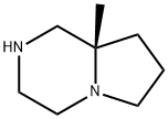 (8aS)-옥타하이드로-8a-메틸-피롤로[1,2-a]피라진 구조식 이미지