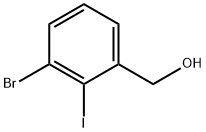 (2-BroMo-3-iodophenyl)Methanol Structure