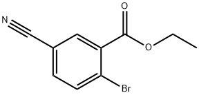 2-broMo-5-시아노벤조산에틸에스테르 구조식 이미지