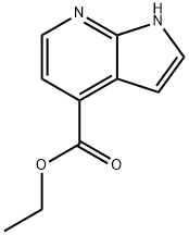 에틸1H-피롤로[2,3-b]피리딘-4-카르복실레이트 구조식 이미지