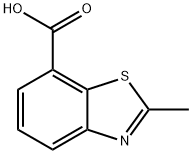 2-Methylbenzothiazole-7-Carboxylic Acid 구조식 이미지