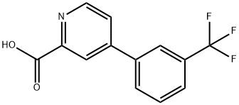 4-[(3-Trifluoromethyl)phenyl]-pyridine-2-carboxylic acid Structure