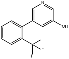 3-Hydroxy-5-(2-trifluoroMethylphenyl)pyridine Structure