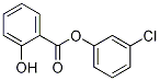 Benzoic acid, 2-hydroxy-, 3-chlorophenyl ester 구조식 이미지