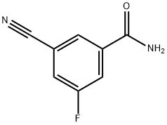 3-cyano-5-fluorobenzaMide Structure