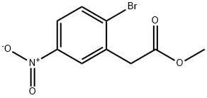 (Methyl  2-broMo-5-nitro-phenylacetate) Structure