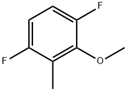 Benzene, 1,4-difluoro-2-methoxy-3-methyl- 구조식 이미지