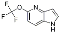 1H-Pyrrolo[3,2-b]pyridine, 5-(trifluoroMethoxy)- Structure