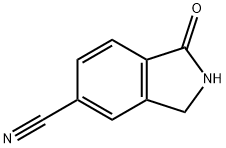 1-oxoisoindoline-5-carbonitrile 구조식 이미지