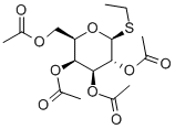 ETHYL 2,3,4,6-TETRA-O-ACETYL-A-D-THIOGALACTOPYRANOSIDE 구조식 이미지