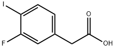 2-(3-fluoro-4-iodophenyl)acetic acid Structure