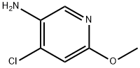 4-클로로-6-메톡시피리딘-3-aMine 구조식 이미지