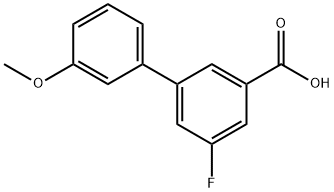5-플루오로-3-(3-메톡시페닐)벤조산 구조식 이미지