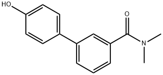 4-[3-(N,N-DiMethylaMinocarbonyl)phenyl]phenol Structure