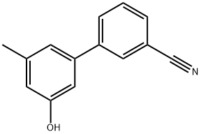 5-(3-Cyanophenyl)-3-methylphenol Structure