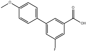 5-플루오로-3-(4-메톡시페닐)벤조산 구조식 이미지