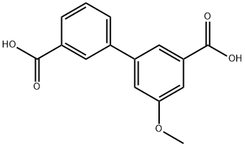 3-(3-카르복시페닐)-5-메톡시벤조산 구조식 이미지
