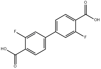 4-(4-Carboxy-3-fluorophenyl)-2-fluorobenzoic acid Structure