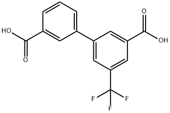 5-(TrifluoroMethyl)-[1,1'-biphenyl]-3,3'-dicarboxylic acid Structure