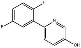 2-(2,5-Difluorophenyl)-5-hydroxypyridine Structure