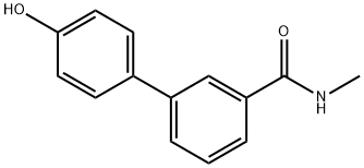 4-[3-(N-MethylaMinocarbonyl)phenyl]phenol Structure