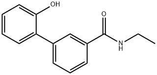 2-[3-(N-EthylaMinocarbonyl)phenyl]phenol Structure