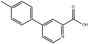 4-(4-Methylphenyl)pyridine-2-carboxylic acid 구조식 이미지