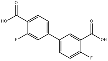 3',4-Difluoro-[1,1'-biphenyl]-3,4'-dicarboxylic acid Structure