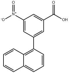 3-(Naphthalen-1-yl)-5-nitrobenzoic acid Structure