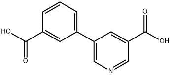 5-(3-카르복시페닐)니코틴산 구조식 이미지