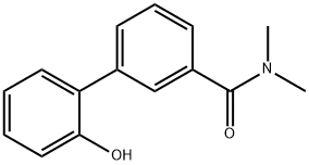 2-[3-(N,N-DiMethylaMinocarbonyl)phenyl]phenol Structure