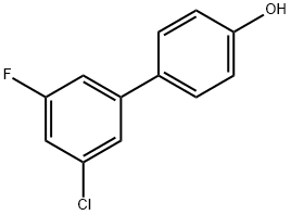 4-(3-Chloro-5-fluorophenyl)phenol Structure