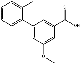 5-Methoxy-3-(2-Methylphenyl)benzoic acid Structure