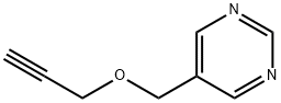 Pyrimidine, 5-[(2-propynyloxy)methyl]- (9CI) Structure