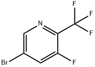 5-Bromo-3-fluoro-2-(trifluoromethyl)pyridine Structure
