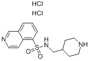 Isoquinoline-5-sulfonic acid (piperidin-4-ylmethyl)-amide  dihydrochloride Structure