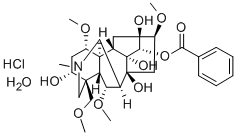 Benzoylmesaconine hydrochloride Structure