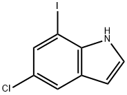 5-Chloro-7-iodoindole Structure