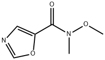 5-Oxazolecarboxamide, N-methoxy-N-methyl- Structure