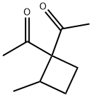 Ethanone, 1,1-(2-methylcyclobutylidene)bis- (9CI) Structure