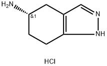 (S)-5-아미노-4,5,6,7-테트라하이드로-1H-인다졸HCl 구조식 이미지