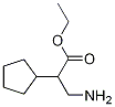 ETHYL3-AMINO-2-CYCLOPENTYLPROPANOATE Structure