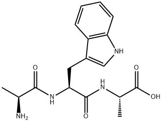 H-ALA-TRP-ALA-OH Structure